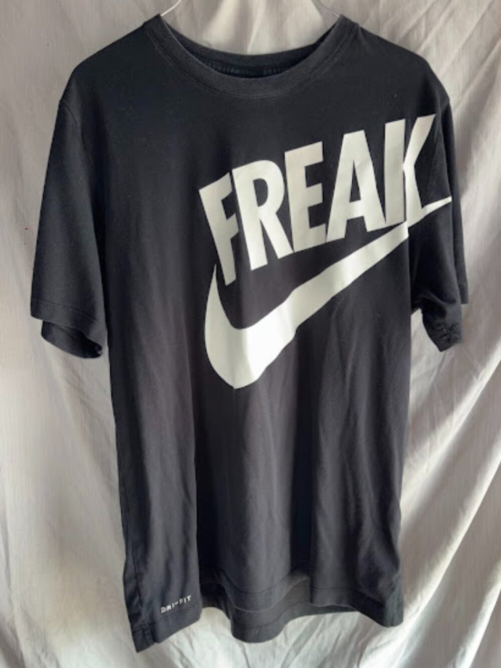 Nike Giannis Antetokounmpo Freak Dri-FIT Basketball T-Shirt Mens Large Bla